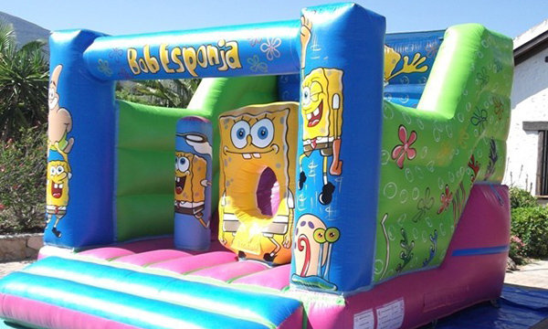 Alquiler del Castillo Tobogan My Friends en Málaga y provincia