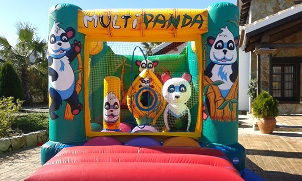 Alquiler del Castillo Multipanda en Málaga y provincia