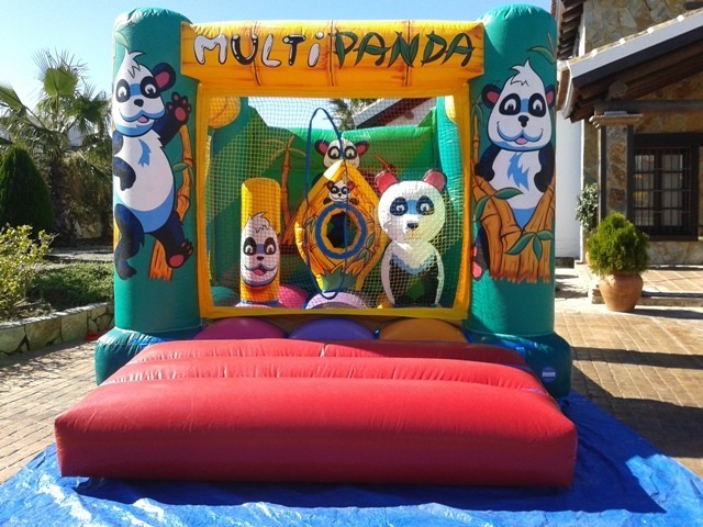 Alquiler del Castillo Multipanda en Málaga y provincia